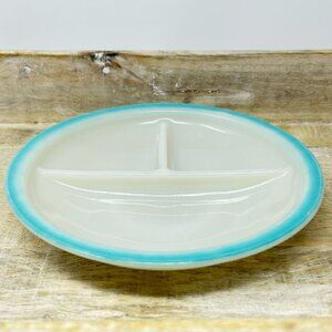 Vintage 1950's Fire King Divided Plate
